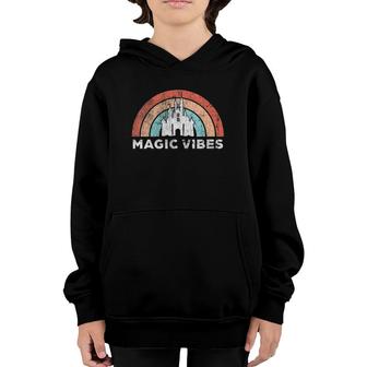 Womens Magic Vibes Cute Matching Vacation Tops Youth Hoodie | Mazezy