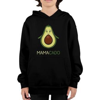 Womens Mamacado Cute Avocado For Pregnant Women Mothers Day Gift Youth Hoodie | Mazezy