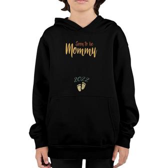 Womens Mom Soon To Be Mommy 2022 Mother Pregnant Kids Mother's Day Youth Hoodie | Mazezy