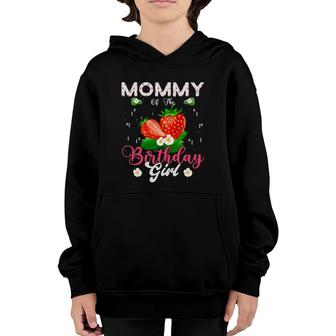 Womens Mommy Of The Birthday Girls Strawberry Theme Sweet Party Youth Hoodie | Mazezy