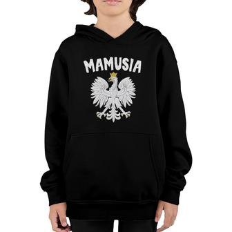 Womens Poland Mamusia Gift For Polish Mother's Day Youth Hoodie | Mazezy