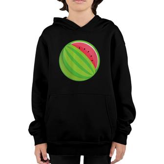 Womens Pregnancy Watermelon Pregnancy Announcement Mother Gift Youth Hoodie | Mazezy