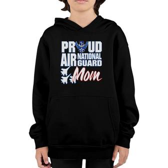 Womens Proud Air National Guard Mom Usa Military Mothers Day Women V-Neck Youth Hoodie | Mazezy