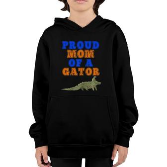 Womens Proud Mom Of A Gator -Fun Mother Alligator Gift For Parents Youth Hoodie | Mazezy
