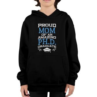 Womens Proud Mom Of Phd Graduate Phd Graduate Gift V-Neck Youth Hoodie | Mazezy