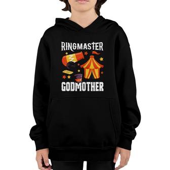 Womens Ringmaster Birthday Party Circus Ring Master Godmother Youth Hoodie | Mazezy