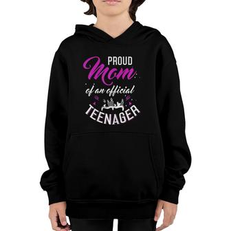 Womens Teenager Mom 13Th Birthday Party Outfit For Mothers Youth Hoodie | Mazezy CA