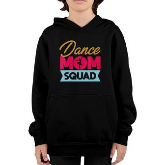 Womens Women Dance Mom Squad Funny Dancing Mom V-Neck Youth Hoodie | Mazezy