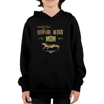 World's Best Leopard Gecko Lizard Mom Mothers Day Gift Youth Hoodie | Mazezy