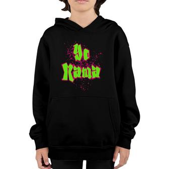 Yo Mama Old Skool Style 90'S Hip Hop Party Tee Youth Hoodie | Mazezy