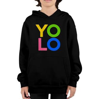 You Only Live Once Yolo Zip Youth Hoodie | Mazezy