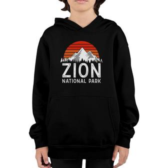 Zion National Park Usa Mountains For Men And Women Youth Hoodie | Mazezy