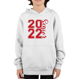 2022 Senior High School College Graduate Student Red Youth Hoodie | Mazezy CA