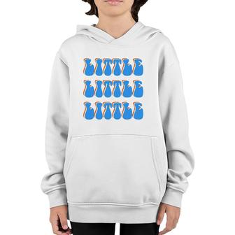 70S 80S Retro Little Sorority Reveal Family Gbig Big Little Youth Hoodie | Mazezy