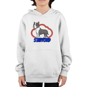 American Stafford Terrier Dog Owner Youth Hoodie | Mazezy