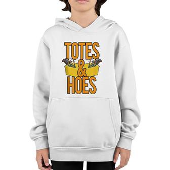 Associate Coworker Picker Stower Totes And Hoes Youth Hoodie | Mazezy