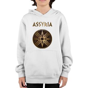 Assyria Symbol Of Shamath The Ancient Sun God Youth Hoodie | Mazezy