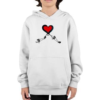 Aviation Valentines Day Gift Funny Flying Pilot Youth Hoodie | Mazezy