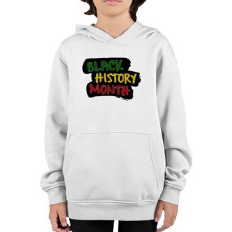 Black History Month Support African Black Pride Youth Hoodie | Mazezy