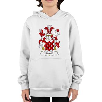 Blake Coat Of Arms - Family Crest Youth Hoodie | Mazezy