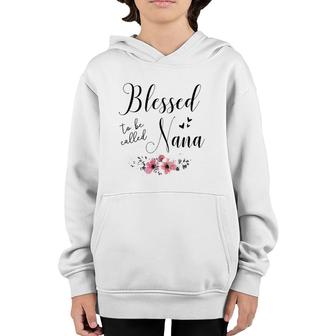 Blessed To Be Nana Women Grandma Christmas Mother's Day Youth Hoodie | Mazezy