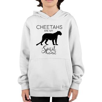 Cheetah Wild Animal Spirit Animal Youth Hoodie | Mazezy