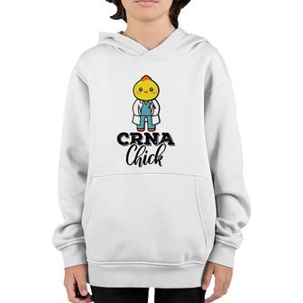 Crna Chick Anesthesiologist Nurse Funny Mother's Day Youth Hoodie | Mazezy