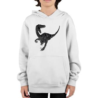Dinosaur Lover Gift - Velociraptor Lovers Gift Youth Hoodie | Mazezy