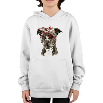 Dogs 365 Pitbull Mom Pit Bull Dog Lover Gift Youth Hoodie | Mazezy