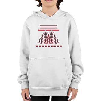 Double Slit Experiment Quantum Physics Lover Scientific Gift Youth Hoodie | Mazezy