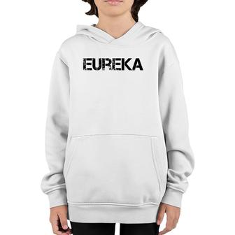 Eureka City In California Vintage Youth Hoodie | Mazezy