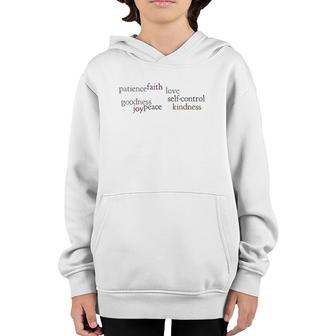 Fruits Of The Spirit Christian Youth Hoodie | Mazezy
