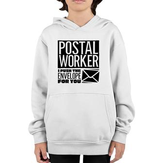 Funny Postal Worker Gift For Men Women Mailman Post Office Youth Hoodie | Mazezy