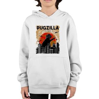 Funny Pug T Pugzilla T Funny Dog Pug Youth Hoodie | Mazezy