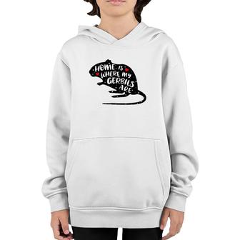 Gerbil Funny Cute Saying For Owners Of Gerbils Youth Hoodie | Mazezy