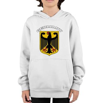 Germany Coat Of Arms Tee Flag Souvenir Berlin Youth Hoodie | Mazezy