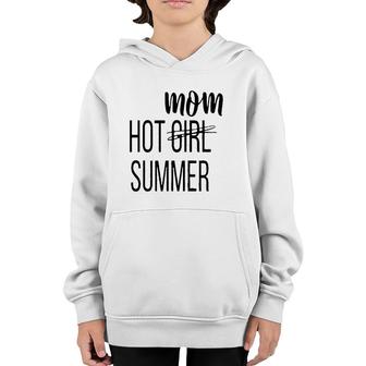 Girl Mother Vacation Beach Summer Hot Trip Mom Summer Youth Hoodie | Mazezy