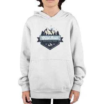 Great Basin National Park Cool Vintage Mountain Youth Hoodie | Mazezy