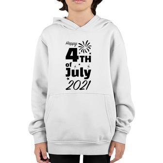 Happy 4Th Of July 2021 Fourth 4Th Of July American Flag Patriotic Youth Hoodie | Mazezy