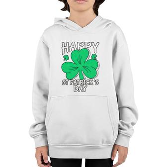 Happy St Patrick's Day Version Youth Hoodie | Mazezy