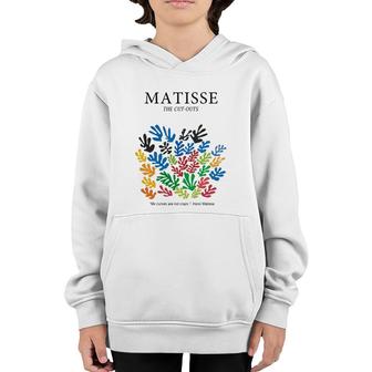 Henri Matisse Cut Outs Artwork Youth Hoodie | Mazezy DE
