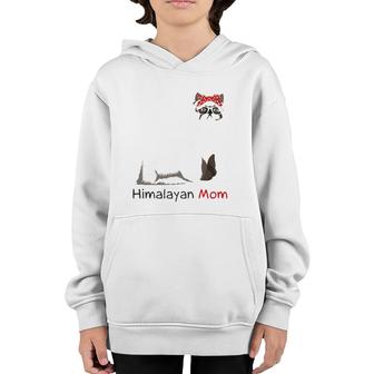 Himalayan Mom Retro Mother's Day Gift Idea Mum Cat Owner Youth Hoodie | Mazezy
