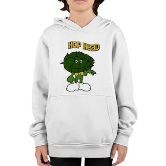 Hop Head Homebrewing, Homebrewer Craft Beer Lover Youth Hoodie | Mazezy