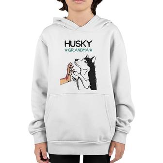Husky Grandma Dog Mom Lover Women Youth Hoodie | Mazezy