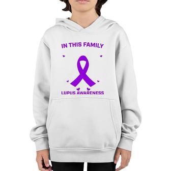 I Wear Pink For My Godmother Breast Cancer Awareness Youth Hoodie | Mazezy
