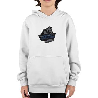 Iron Wolves Org Wolves Lover Youth Hoodie | Mazezy
