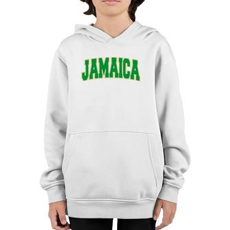 Jamaica Flag National Country Caribbean Vacation Souvenir Youth Hoodie | Mazezy