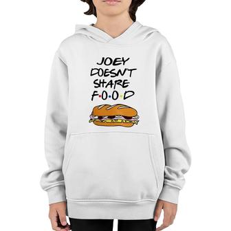 Joey Doesn't Share Food Burgers Youth Hoodie | Mazezy UK