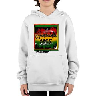 Juneteenth Drippy Juneteenth Celebrate Independence Day Youth Hoodie | Mazezy