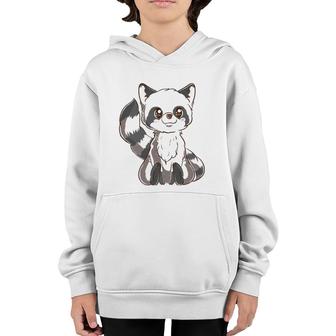 Kawaii Raccoon Cute Trash Panda Animal Garbage Youth Hoodie | Mazezy